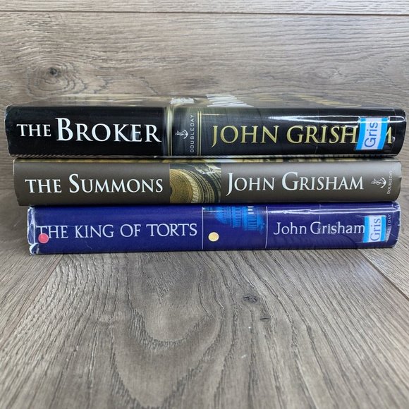 John Grisham Books Lot of 3 - Hardcover Broker, Summons, King Of Torts - Picture 2 of 14